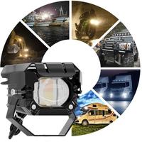 Gambar Terlaris 【Ready Stock COD】DC 12V-85V Lampu Kerja LED Mobil Lampu Depan Sepeda Motor Off-Road Modifikasi Lampu Sorot Kendaraan Listrik Sorot Tinggi dan Rendah Dua Warna 18W 3000LM Motorcycle Termurah - Hitam dari fika masrurohf undefined 5 Tokopedia