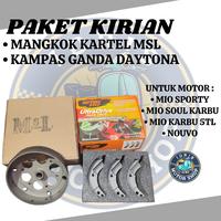 Gambar PAKET MANGKOK KARTEL MSL DAN KAMPAS GANDA DAYTONA MIO SPORTY / MIO SPORTY / MIO SOUL KARBU / MIO 5TL / NOUVO - MANGKOK+KAMPAS dari Idris motor shop undefined 1 Tokopedia