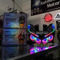 Gambar BILED VARIO 125 150 LED NEW CUSTOM 4 PCS BILED AES TURBO SE ULTRACOOLER 2 INCH FULL SET REFLEKTOR dari AUTOLED JAYA MOTOR undefined 1 Tokopedia