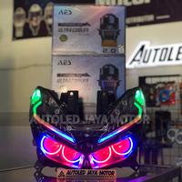 Gambar BILED VARIO 125 150 LED NEW CUSTOM 4 PCS BILED AES TURBO SE ULTRACOOLER 2 INCH FULL SET REFLEKTOR dari AUTOLED JAYA MOTOR undefined 4 Tokopedia