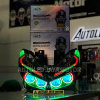 Gambar BILED VARIO 125 150 LED NEW CUSTOM 4 PCS BILED AES TURBO SE ULTRACOOLER 2 INCH FULL SET REFLEKTOR dari AUTOLED JAYA MOTOR undefined 5 Tokopedia