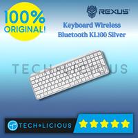Gambar Keyboard Wireless Bluetooth KL100 Silver dari Techlicious undefined 1 Tokopedia