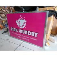 Gambar Neon box akrilik 2sisi 65x40,70x50 Bidan, dokter, dokter gigi, kios, cafe, barbershop, dll. - 65x40, Frem almunium dari rasnu.id undefined 4 Tokopedia