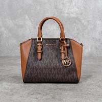 Gambar Tas MICHAEL KORS CIARA BIG MK MONOGRAM DARK BROWN CAMEL SATCHEL BAG 100% ORIGINAL - 24X12X19CM dari HYPESNEAKER.IDN undefined 2 Tokopedia
