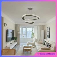 Gambar Lampu Gantung Ruang Tamu Hias Kristal Mewah Tidur Aesthetic Led 3 Warna Plafon Minimalis Lampu Plafon Led Hias Kamar Tidur Lampu Dekorasi Pelaminan dari BakulanMalang99 undefined 4 Tokopedia
