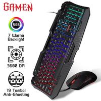 Gambar GAMEN Keyboard Mouse Gaming Combo Station II 3600 DPI 7 Mode RGB Backlight Anti-Ghosting 19 Tombol Keyboard Gaming Mouse Gaming Keyboard Gaming Keyboard Gaming RGB Keyboard Gaming Murah Keyboard Dan Mouse Gaming Original - Garansi 1 Tahun ** dari GROSIR UHRHEJ63828 undefined 2 Tokopedia