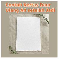 Gambar cetakan kertas daur ulang a4 / cetakan bubur kertas / paperyang / kertas daur ulang paperyang - 2 KertasDaur A4 dari bebegrill. undefined 2 Tokopedia