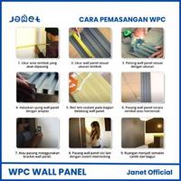 Gambar (Paket 10 Batang) WPC wall Panel 24mm Dekorasi Dinding Premium Kayu | Wallpanel Woodpanel | JANET_OFFICIAL - KUNING MARMER, 95CM dari Janet.id undefined 5 Tokopedia