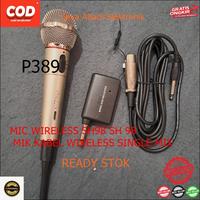 Gambar P389 MIC WIRELESS SH98 SH 98 MIK KABEL WIRELESS SINGLE MIX WIRELES MIKROPHONE PRO NIRKABEL UHF PROFESIONAL MIKROFON KARAOKE VOKAL VOCAL RECEIVER KECIL 1 SET PAKET SUARA JERNIH SOUND SISTEM AUDIO SYSTEM SN dari grosirhasyifa12 undefined 3 Tokopedia