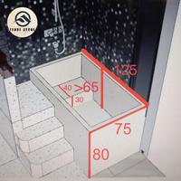Gambar Bath Tub Terazzo Custom Ukuran, Model dan Warna dari FendiStone undefined 5 Tokopedia