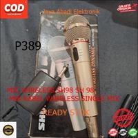 Gambar P389 MIC WIRELESS SH98 SH 98 MIK KABEL WIRELESS SINGLE MIX WIRELES MIKROPHONE PRO NIRKABEL UHF PROFESIONAL MIKROFON KARAOKE VOKAL VOCAL RECEIVER KECIL 1 SET PAKET SUARA JERNIH SOUND SISTEM AUDIO SYSTEM SN dari grosirhasyifa12 undefined 5 Tokopedia