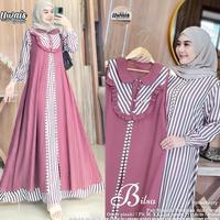 Gambar Bilsa By Uwais Iner + Outer Shakilla Syari Gamis - ROSEBERRY, FIT XL dari Nadzila Shop undefined 1 Tokopedia