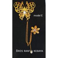 Gambar Bross Kebaya Janggan Hiasan Aksesoris Baju Adat Pin Bros Rantai Modern Kekinian - Pin I  dari rosseberlin7 undefined 4 Tokopedia