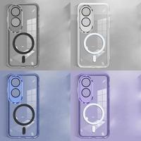 Gambar Case Untuk OPPO A60 Casing KORi Magsafe TPU Transparent Colorful Matte Case Back Silicone Phone Cover - Putih dari K-Rose Official Store undefined 1 Tokopedia