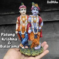 Gambar Patung Krishna Dan Balarama/Patung Krisna/Patung Balarama/Krishna And Balaram/Baladewa/Patung Dewa - Bali Zen Decorate dari Bali Future Living undefined 1 Tokopedia