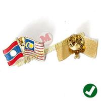 Gambar Flag Pin Bendera Negara Pin Laos - Malaysia Pin Persahabatan - Pin/Lencana/Bros dari GOLDEN MOCKINGJAY undefined 2 Tokopedia