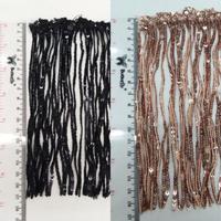 Gambar 1 METER - RENDA JUNTAI PAYET/RENDA RUMBAI PAYET - Black dari storyatom undefined 2 Tokopedia
