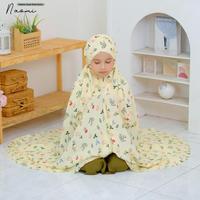 Gambar Mukena Anak Motif Alula Series By Bilza.id untuk Umur 4 sd 13 Tahun Mukena Travel Setelan Perempuan Bahan Rayon Viscose Premium Motif Cantik Adem Nyaman dipakai Best Seller Bisa COD - Azkia , M dari Sentra Store official undefined 1 Tokopedia