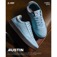 Gambar Aerostreet 37-44 Austin Coklat Tua Biru Muda Natural - Sepatu Sneakers Casual - 37 dari TM OfficialStore undefined 1 Tokopedia