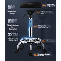 Gambar Ready stock JT Kursi Toko Kursi Putar Hidrolik Kursi Salon Dengan Roda Kursi Cafe Bulat Kursi Sulam Alis Kursi Cafe Kursi Kantor Kursi Putar Kursi Toko Kursi Counter - Hitam dari lapak zaydan3 undefined 2 Tokopedia