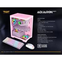 Gambar Casing Pc Gaming Armageddon Aquaron M-Atx Mini Itx Micro Atx Tampered Glass Case Akuarium Aquarium Black White Pink - Black, CASE ONLY dari Laryss undefined 3 Tokopedia