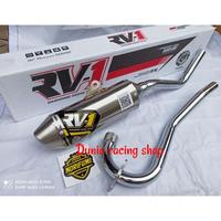 Gambar Knalpot Norifumi RV1 N4 CRF 150 KLX 150 DTracker 150 RV1 N4 RV1 Shorty Fullset Fullsystem Original Norifumi - NORIFUMI N4, Honda CRF 150 dari Cilbil undefined 3 Tokopedia