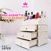 Gambar Rak Kosmetik Penyimpanan Alat Rias/ Kosmetik/Makeup/Perhiasan/ - 2 LACI dari JINGGA STOREE undefined 1 Tokopedia