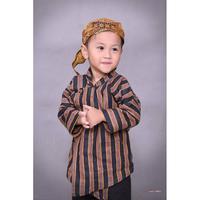 Gambar Baju sorjan anak - Baju lurik anak dari Batiknya Indonesia undefined 1 Tokopedia