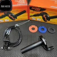 Gambar GAS SPONTAN DAYTONA 2KABEL CB150R CBR NINJA CRF VIXION R15 MX KING R25 SATRIA F GSX SONIC M15 CBR250RR Kabel Motor - cable 1,8 dari Solusi Teknik ID undefined 2 Tokopedia