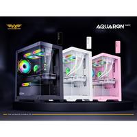 Gambar Casing Pc Gaming Armageddon Aquaron M-Atx Mini Itx Micro Atx + 3 Fan - BLACK dari Laryss undefined 1 Tokopedia