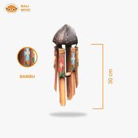 Gambar Lonceng Angin Bambu Batok 30 Cm - Gantungan Bambu Wind Chimes - Dekorasi Taman Klintingan - Genta Angin Bambu - Genta Angin - Wind Chime Bamboo - Bali Zen Decorate - Bunga Batik dari Bali Future Living undefined 2 Tokopedia