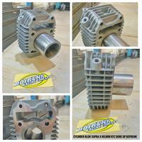 Gambar CYLINDER BLOK ONLY SUPRA X 125 KHARISMA KPH SUPRA X HELMIN KYZ BORE UP LINER 58 60 62 65 69 72 BOYRENK RACING CONCEPT - LINER LUAR 69, KYZ dari Boyrenk Mojokerto undefined 2 Tokopedia