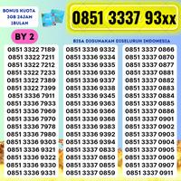 Gambar NOMOR CANTIK BYU TELKOMSEL NOMOR 0851 3322 BONUS KUOTA INTERNET 3GB BUKAN 7 GB SUPPORT 4G LTE 5G KARTU PERDANA B.YU TAHUN NOMOR 3322 NOMOR  KARTU PERDANA by.U KWARTED TRIPL ABAB MURAH MERIAH NOMOR PERDANA CANTIK NOMOR ABAB NOMOR 0851 dari Nomor Cantik TOP 1 undefined 1 Tokopedia