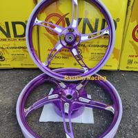 Gambar VELG RACING VND NEW SPEED RING 17 140x17 160X17 VARIO 125 VARIO 150 BEAT SCOOPY VARIO 110 SPACY GENIO VND VELEG RING 17 R17 NEWSPEED - SILVER CHROME, BEAT/SCP/VAR110 dari Bastian.Racing undefined 2 Tokopedia