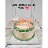 Gambar New korean cake birthday D 12 14 16 18 kue ulang tahun aestetic D 12 14 16 18 - 12 cm, Simple dari putracops undefined 2 Tokopedia
