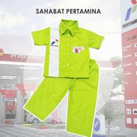 Gambar Kostum Profesi Pertamina Boy & Girl (3 Ukuran Sml) | Spbu Pertamina | Baju Seragam Pertamina dari Dezzmi undefined 3 Tokopedia