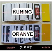 Gambar KARTU CEKI LINTRIK DJAWA 2 SET - HIJAU ORANYE dari andiadi9 undefined 2 Tokopedia