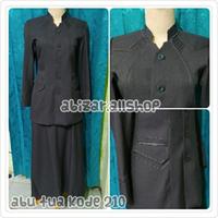 Gambar baju seragam dinas guru warna abu - ABU TUA 210, S ROKA  dari asep bule undefined 3 Tokopedia