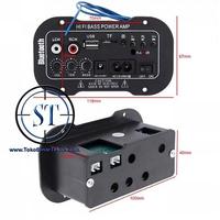 Gambar Kit Power Amplifier Board 30W Stereo Bluetooth FM Radio Player Input AC/DC 2 RCA HIFI Bass Power AMP 30 Watt Support SD/TF USB AW-322 - Sinar Doenia dari SINAR DOENIA 2 undefined 4 Tokopedia