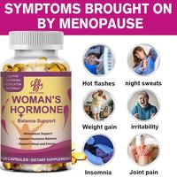 Gambar iMATCHME Female Hormone Balance Capsules Supplement menopausal support, natural mood regulation, and overall physical health promotion 120pcs Kapsul Keseimbangan Hormon Wanita Suplemen dukungan menopause, pengaturan suasana hati alami - 120pcs dari RUBBLEMART undefined 4 Tokopedia