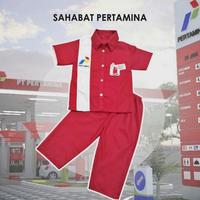 Gambar Kostum Profesi Pertamina Boy & Girl (3 Ukuran Sml) | Spbu Pertamina | Baju Seragam Pertamina dari Dezzmi undefined 1 Tokopedia