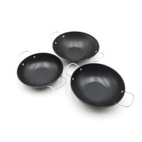 Gambar Wajan Hitam Mini Stainless Steel Tebal 212325Cm - Kuali Mini Penggorengan Anti Lengket - Wajan Kecil Tumis Kuali Serabi Anti Karat dari Toko Ar Nuke undefined 5 Tokopedia