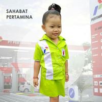 Gambar Kostum Profesi Pertamina Boy & Girl (3 Ukuran Sml) | Spbu Pertamina | Baju Seragam Pertamina dari Dezzmi undefined 2 Tokopedia