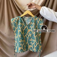 Gambar [TERBARU] Vest / Outer Wanita Motif Batik Cantik All Size Bahan Katun Lembut V2 - 22 dari Sky General Store undefined 5 Tokopedia