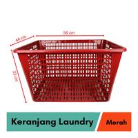 Gambar Keranjang Laundry Keranjang Baju Keranjang Plastik Jumbo Keranjang Pajero - Merah dari Go Happy Mart Tangsel undefined 5 Tokopedia