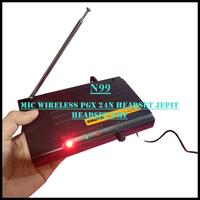 Gambar N99 MIC WIRELESS PGX 24N HEADSET JEPIT JARAK 30 METER BATERAI AA HEADSET UHF CHANNEL FREKUENSI MICROPHONE SINGLE WIRELESS CAS CHAS MIX MIK ELECTRET CASAN BANDO CONDENSOR MIK TECNOLOGY SEMINAR CERAMAH MIX VOKAL VOCAL KARAOKE AUDIO SOUND HOST LIVE PODCAST K dari AGENGROSIR11 undefined 5 Tokopedia