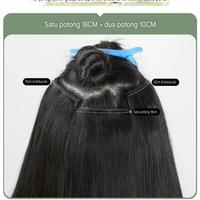 Gambar Hair Clips Rambut Asli 100% dari Timk Hair Salon undefined 5 Tokopedia