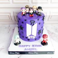 Gambar Kue Ulang tahun/Birthday Cake/Kue Ultah tema BTS/BTS cake/Kue Birthdya Jakarta dari Stelette Cake_NEW undefined 1 Tokopedia