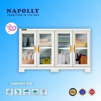Gambar NAPOLLY LEMARI PLASTIK BUFFET 4PINTU MEJA TV/MEJA BAR/MEJA DAPUR / LEMARI HIAS CABROPET 4P.7R PUMA dari TOKOJAKARTAELEKTRONIK1 undefined 2 Tokopedia