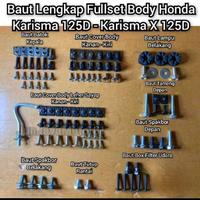 Gambar Baut Full Set Body Honda Karisma 125 D / Karisma X Motorcycle dari Nusa jaya Sticker undefined 1 Tokopedia